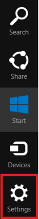 Windows 8.1 Charms, Settings